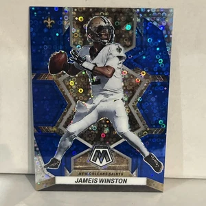 2022 Panini Mosaic - Jameis Winston #215 No Huddle Blue Mosaic Prizm /75 Giants - Bild 1 von 2