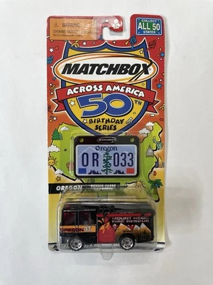 Matchbox Across America 50th Birthday Series OREGON DENNIS SABRE Fire Truck -New - Image 1 of 4