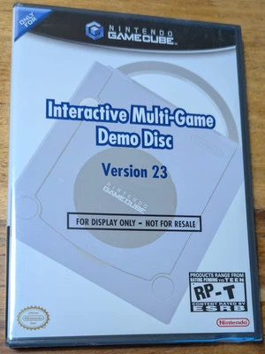 Nintendo Gamecube Interactive Multi-Game Demo Disc Version 23 RARE KIOSK SEALED - Image 1 of 2