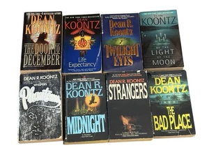 Dean Koontz Horror Thriller Lot 8 Vintage Paperbacks Phantoms Strangers - Imagen 1 de 3