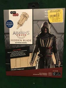 Assassin's Creed Hidden Blade 3D Wood Model By IncrediBuilds - New W/Bonus Book - Picture 1 of 7