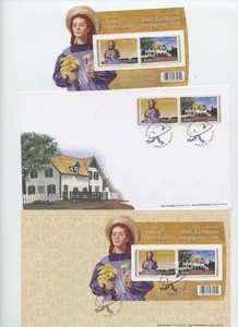 ANNE OF GREEN GABLES: 2 FDC AND A SOUVENIR SHEET - Picture 1 of 2