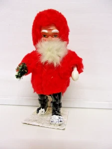 Antiguo Papá Noel Papá Noel VINTAGE NAVIDAD 18 cm - Imagen 1 de 2