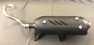 NEW GENUINE PIAGGIO X EVO 125 EURO 3 2007-2016 COMPLETE EXHAUST 8482785 - Picture 1 of 4