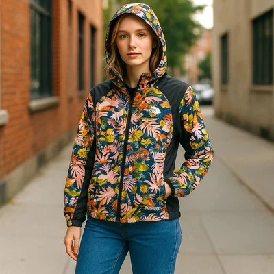 NORTH FACE Printed Hydrenaline Jacket 2000 Tnf Black Small - Image 1 of 4