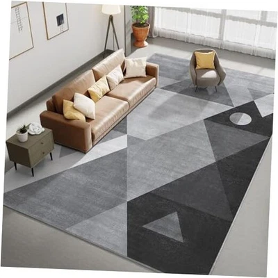  Alfombra moderna lavable - Alfombras estilo geométrico 5x7 para sala de estar, dormitorio,  Foto 1 de 4