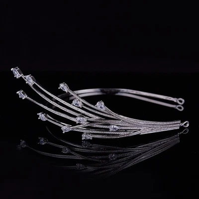 Luxury All CZ Monaco Princess Replica Tiara Crown Cubic Zirconia For Women - Image 1 of 4