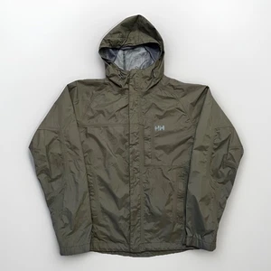 Men's Helly Hansen Loke Rain Jacket Army Green Size Medium *ShipsFAST - Picture 1 of 14