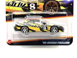 Hot Wheels Neon Speeders '98 Honda Prelude black SUPER CUSTOM WHEEL SWAP by AEB - Picture 1 of 5