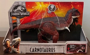 Jurassic World Action Attack Carnotaurus Chomp Actionfigur 2017 Mattel Neu B6 - Bild 1 von 3
