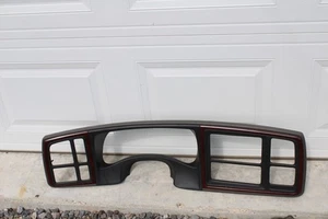 03-06 Cadillac Escalade Double Din Dash Bezel Trim Panel Woodgrain OEM - Picture 1 of 6