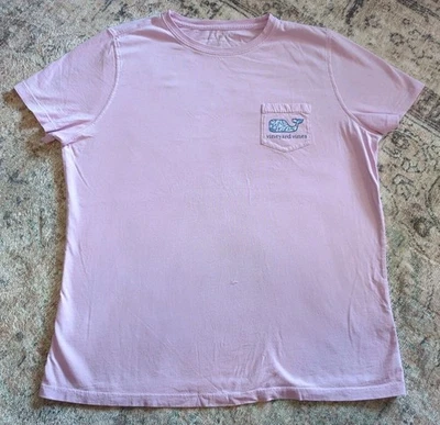 Camiseta para mujer Vineyard Vines - GRANDE rosa - ballena  Foto 1 de 4