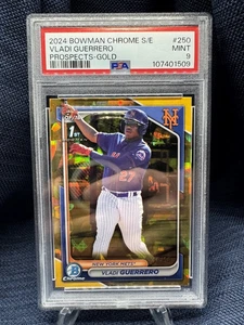 Vladi Guerrero - #46/50 - GOLD - 2024 Bowman Chrome Sapphire - BCP-250 - PSA 9 - Picture 1 of 2