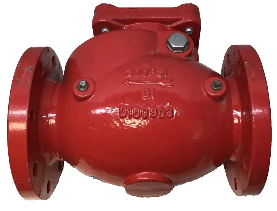 Aleum FCV-300 Flanged Swing Check Valve 4in 300PSI (R93) - Image 1 of 4