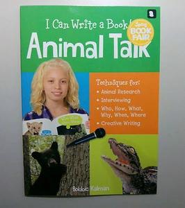 I Can Write A Book Animal Talk By: Bobbie Kalman Educational Book For Children - Foto 1 di 11