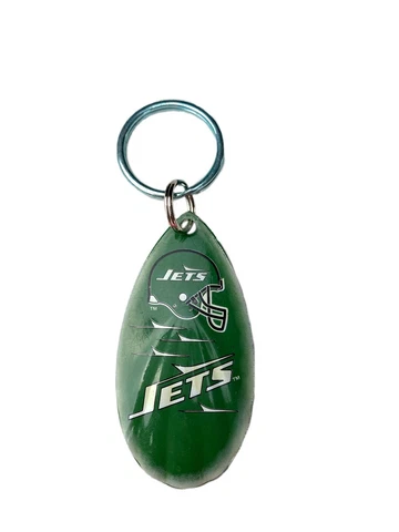 NFL New York Jets Green Vintage Teardrop Spinner Keychain Cover
