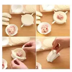 3Pcs/set DIY Dumpling Maker Mould Dough Press Meat Pie Pastry Empanada Mold Tool - Picture 1 of 3