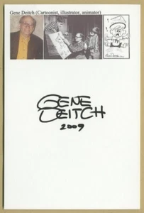Gene Deitch (1924-2020) - Tom und Jerry - Tom Terrific - Rare signed card - 2009 - Bild 1 von 1