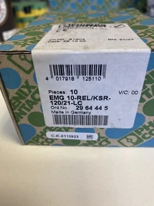 10x Phoenix Contact EMG 10-REL/KSR-120/21-LC Relay Module - Picture 1 of 3