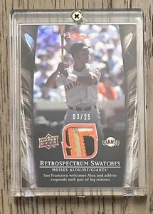 2008 Upper Deck Spectrum #RS-MA1 Moises Alou Retrospectrum Patch #/25 - Picture 1 of 2