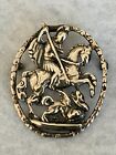 Vintage Danecraft Sterling Silver St. George and Dragon Pin