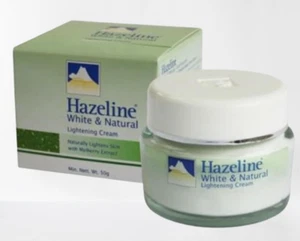 Hazeline Snow White & Natural Lightening Moisturising Cream Green Skin Care 50 g - Picture 1 of 6