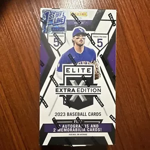 2023 PANINI FOTL ELITE EXTRA EDITION BASEBALL Sealed Hobby Box CREWS SKENES !!!! - Picture 1 of 8