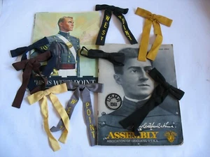 Vtg West Point Pictorial Introduction lot western bow ties USMA 1961 Photos +  - Picture 1 of 12