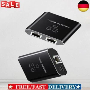 Ethernet Splitter 1 To 2 Gigabit Network Splitter LAN Splitter Adapter Ethernet  - Bild 1 von 10