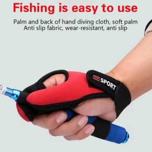 Fishing Gloves For Controlling The Line By Throwing The Rod, Non Slip Gloves - Picture 1 of 14