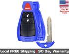 Lot of 1x New Replacement Keyless Entry Key Fob SHELL / CASE for RAM & JEEP