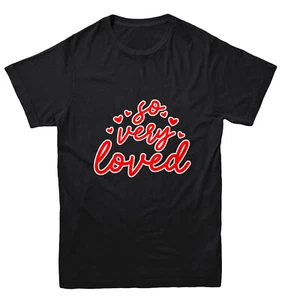 So Very Loved - Valentine's Day Adore Love Heart Child Youth T-Shirt - Picture 1 of 20