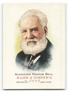2007 Topps Allen & Ginter #9 ALEXANDER GRAHAM BELL  Nice Card !!!