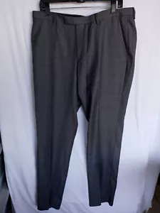 BOSS HUGO BOSS Pantaloni Abito Grigio Da Uomo 36x34 - Foto 1 di 7