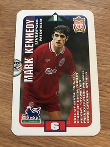 Mark Kennedy Liverpool FC Subbuteo Squads Premier League Football Card