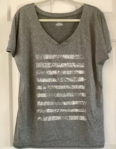 Damen Raglan kurzärmlig Tek Gear T-Shirt, Größe Large Top Zustand - Bild 1 von 4