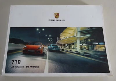 Instrucciones Servicio/Manual Porsche 718 Boxster Año Modelo 2018 - Imagen 1 de 3