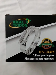 4" Hose Clamps All Stainless Steel, Adjustable Worm Gear Design-(5-pack) - Bild 1 von 4