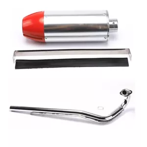 28mm Exhaust Muffler Pipe fo 70cc 110cc 125cc 140cc 150cc ATV Quad Pit Dirt Bike - Picture 1 of 10