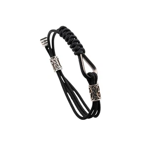 Norse Viking Tactical 2.4mm Paracord 275 Runes Warrior Adjustable Wrist Bracelet - Foto 1 di 12