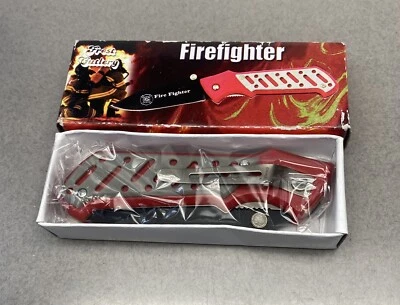 Cuchillo plegable de bombero Frost Cutlery en caja Foto 1 de 4