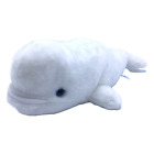 SeaWorld Beluga White Whale Plush 16" Stuffed Animal Ocean Souvenir Toy EUC