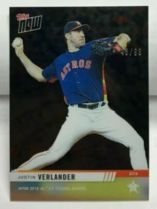 Justin Verlander 2019 Topps Jetzt Chrom Zukunft Award Gewinner #JV3 Al Cy Jung / - Bild 1 von 2
