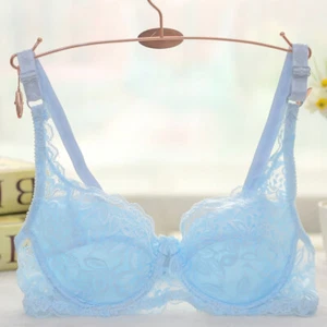 Sexy Womens Lace Bra Brassiere Lingerie Underwire Underwear Plus Size DD E F Cup - Picture 1 of 48