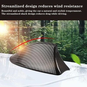 Shark Fin Roof Antenna Aerial FM/AM Radio Signal Auto Car Trim Universal M6B3 - Picture 1 of 11