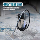 40L Commercial Carpet Cleaning Machine Carpet Extractor 3in1 Vacuum Cleaner 110V