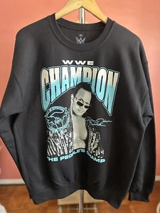 WWE The Rock Pullover Hoodie Wrestling Größe M schwarz. Neu ohne etikett - Bild 1 von 3