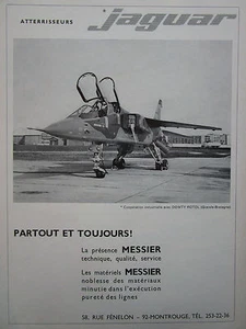 9/1968 PUB MESSIER TRAIN D'ATTERRISSAGE JAGUAR DOWTY ROTOL ORIGINAL FRENCH AD - Picture 1 of 1
