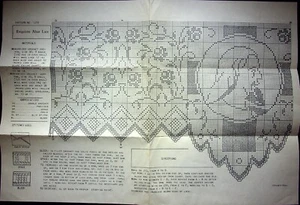 1939 EXQUISITE ALTAR LACE PATTERN NO. 1270 CROCHET INSTRUCTIONS - Picture 1 of 4
