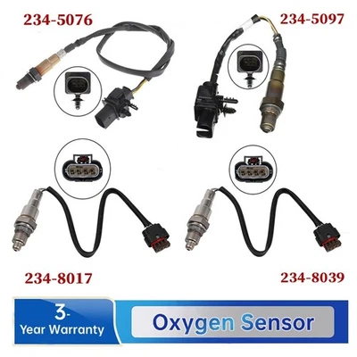 4X Up+Downstream For 2016-2019 Ford Transit-150 250 350 3.5L V6 Oxygen O2 Sensor - Image 1 of 4